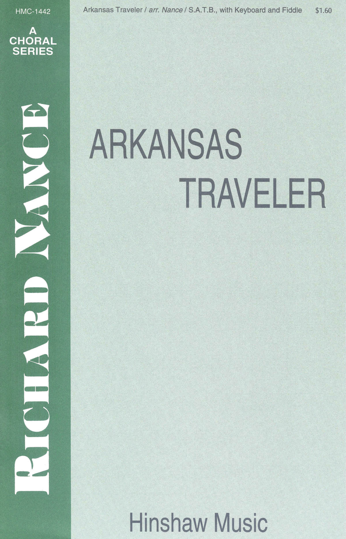 Arkansas Traveler: SATB: Vocal Score