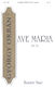 Gyrgy Orbn: Ave Maria (In A): SATB: Vocal Score