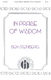 Ben Steinberg: In Praise Of Wisdom: SATB: Vocal Score