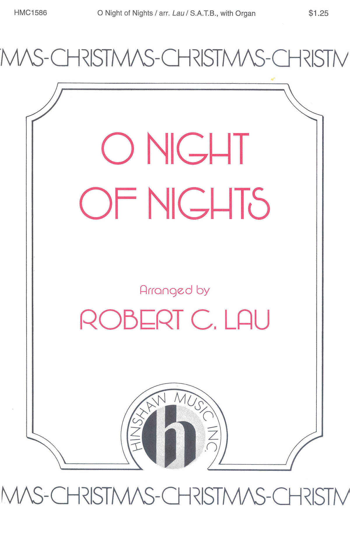 O Night Of Nights: SATB: Vocal Score