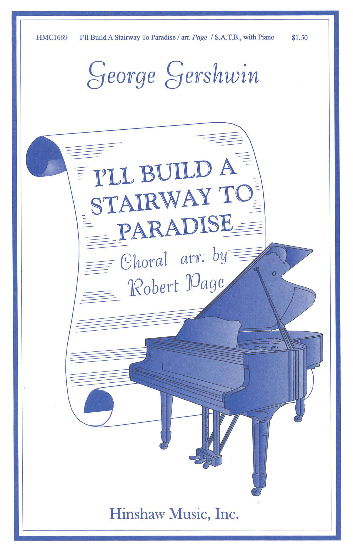 George Gershwin: I'll Build a Stairway to Paradise: SATB: Vocal Score