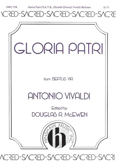 Antonio Vivaldi: Gloria Patri: SATB: Vocal Score
