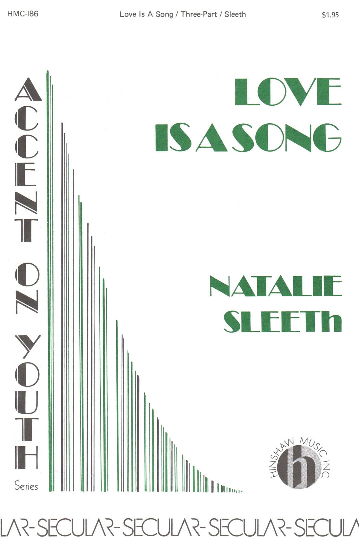 Natalie Sleeth: Love Is a Song: SAB: Vocal Score