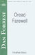 Dan Forrest: Oread Farewell: SATB: Vocal Score