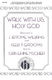 Walk With Us  Holy God: SAB: Vocal Score