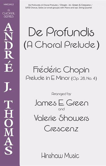Frdric Chopin: De Profundis (A Choral Prelude): SATB: Vocal Score
