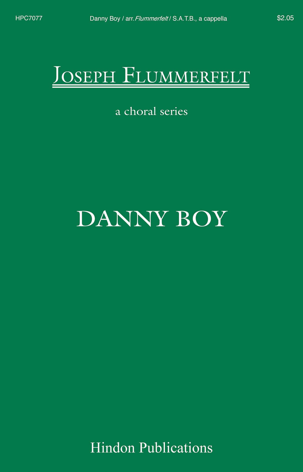 Danny Boy: SATB: Vocal Score