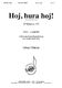 Otmar Macha: Hoj  Hura  Hoj (O  Mountain  O): SSAA: Vocal Score