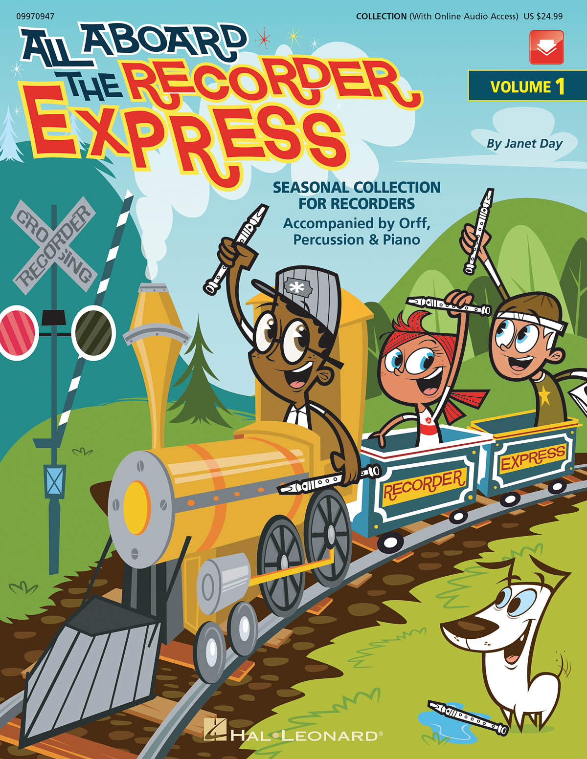 Janet Day: All Aboard The Recorder Express - Volume 1: Descant Recorder: