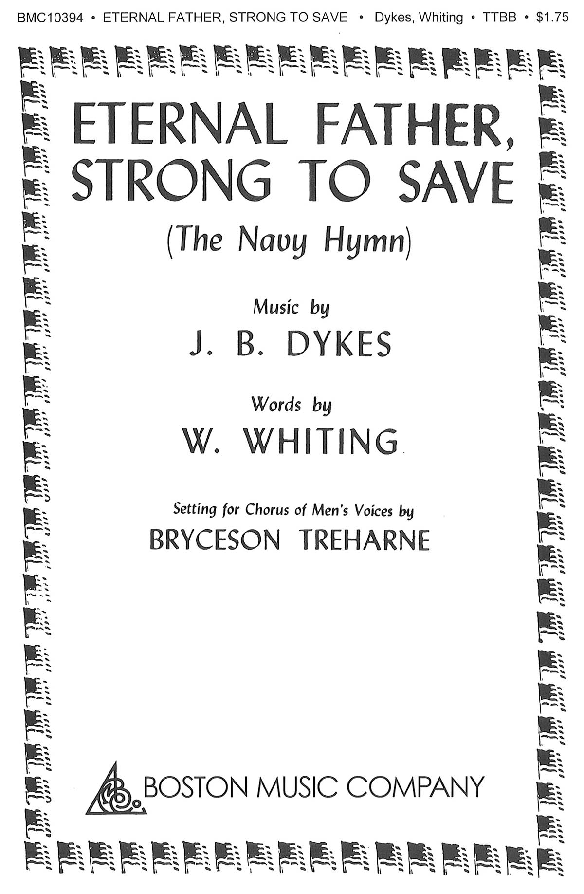 Eternal Father Strong To Save: Mixed Choir: Vocal Score