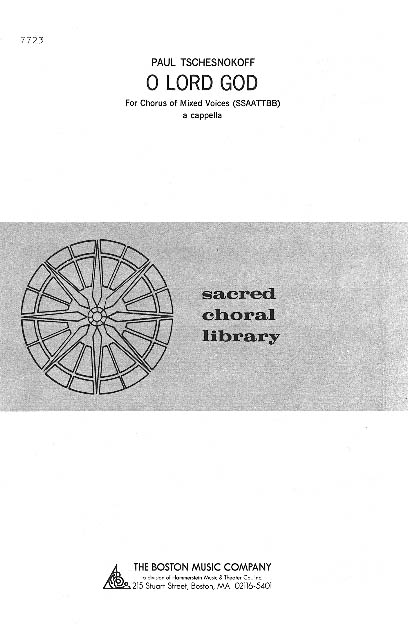 Pavel Chesnokov: O Lord God: Double Choir: Vocal Score