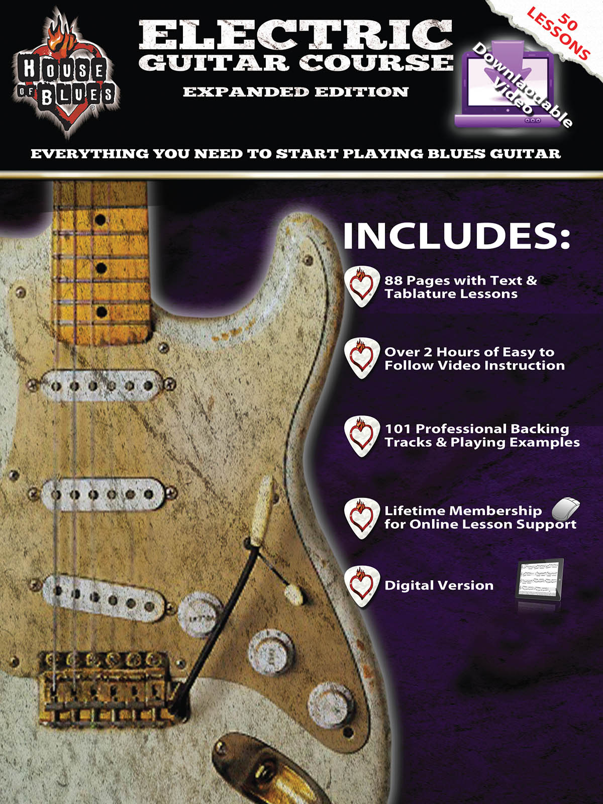 House of Blues Electric Guitar Course: Guitar: Instrumental Tutor