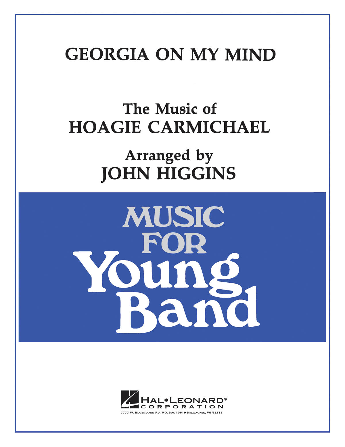 Hoagy Carmichael: Georgia on My Mind: Concert Band: Score & Parts