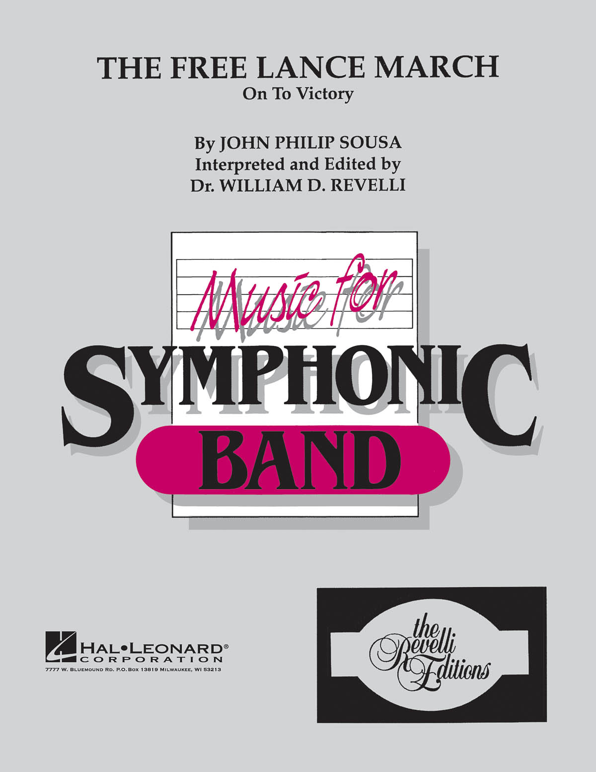 John Philip Sousa: Free Lance March  The: Concert Band: Score & Parts