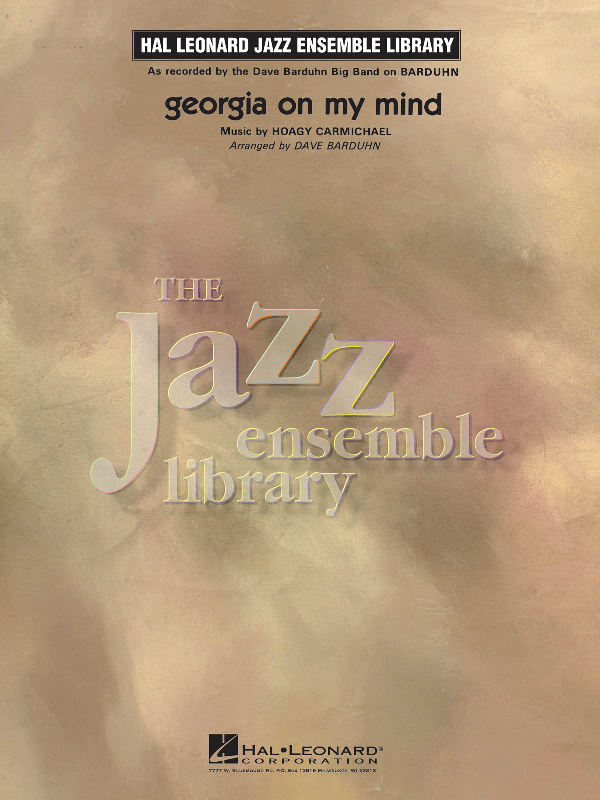 Hoagy Carmichael: Georgia on my mind: Jazz Ensemble: Score
