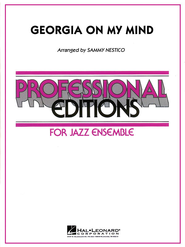 Georgia On My Mind: Jazz Ensemble: Score