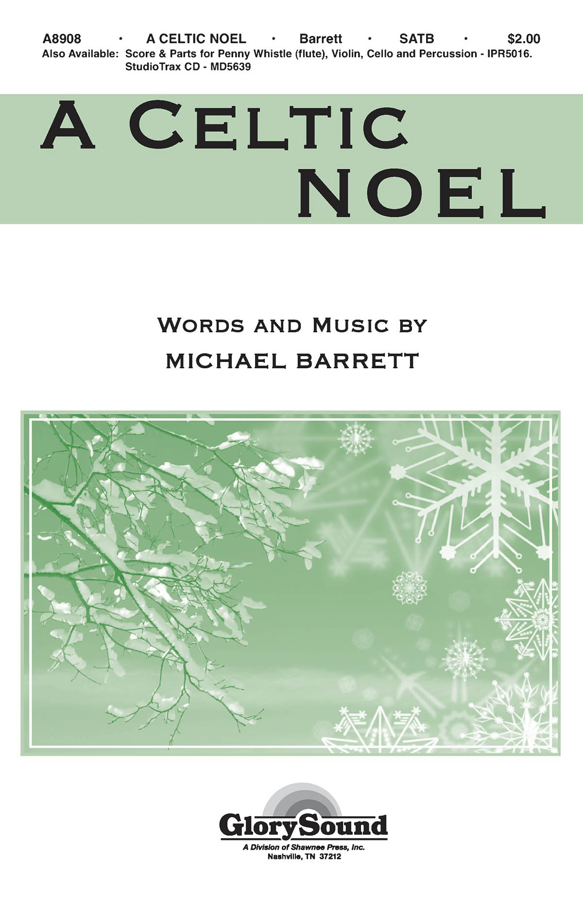 Michael Barrett: A Celtic Noel: SATB: Vocal Score