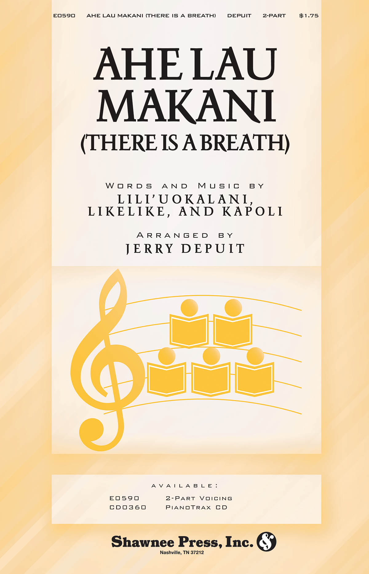 Ahe Lau Makani (There Is a Breath): 2-Part Choir: Vocal Score