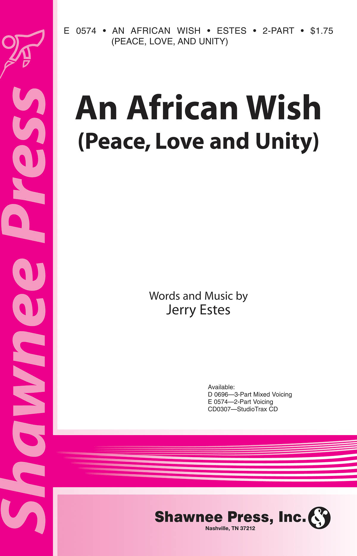 Jerry Estes: An African Wish: 2-Part Choir: Vocal Score