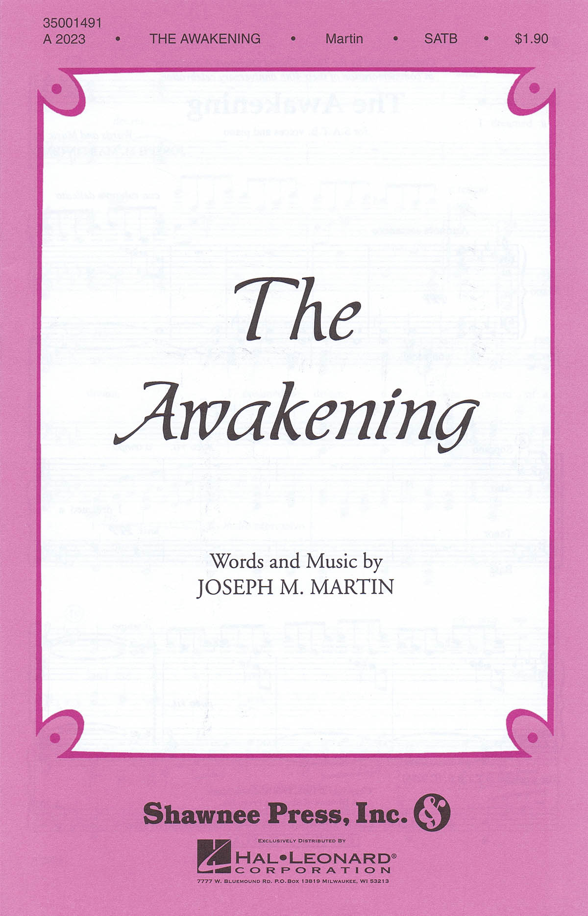 Joseph M. Martin: The Awakening: SATB: Vocal Score