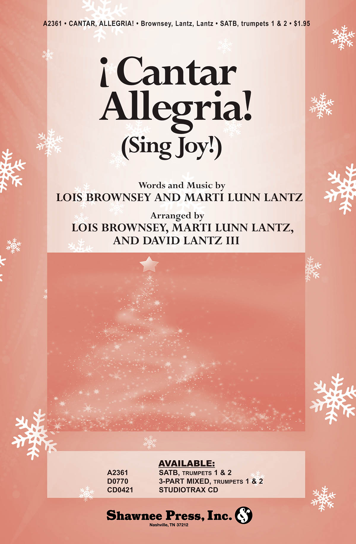 Cantar Allegria!: SATB: Vocal Score