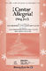 Cantar Allegria!: SATB: Vocal Score