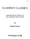 Clarinet Classics: Clarinet Ensemble: Instrumental Album