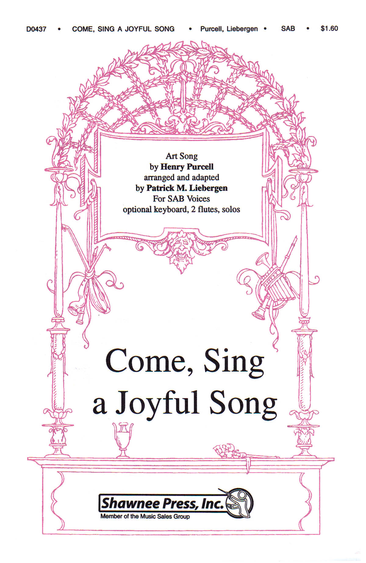 Henry Purcell: Come Sing a Joyful Song: SAB: Vocal Score