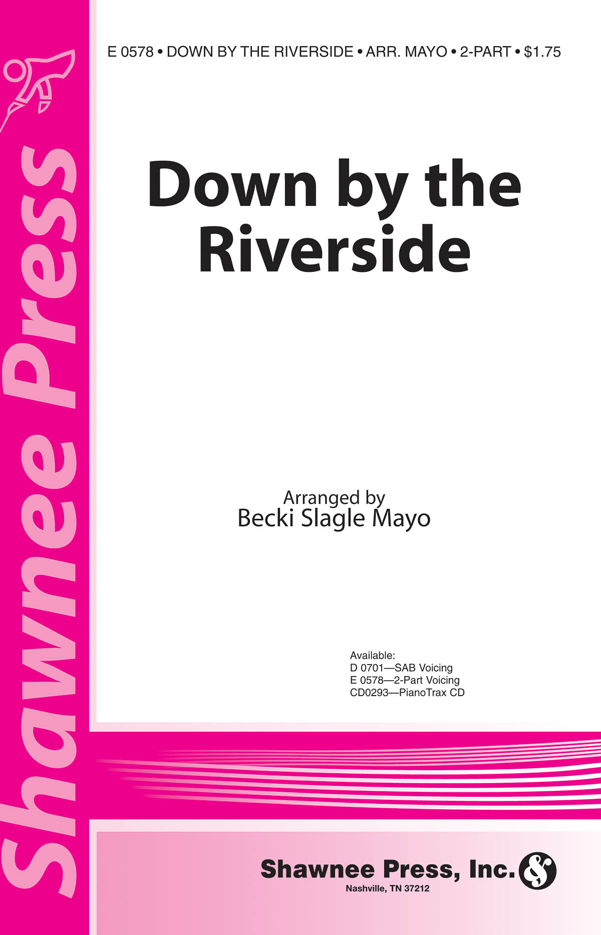 Down by the Riverside: 2-Part Choir: Vocal Score