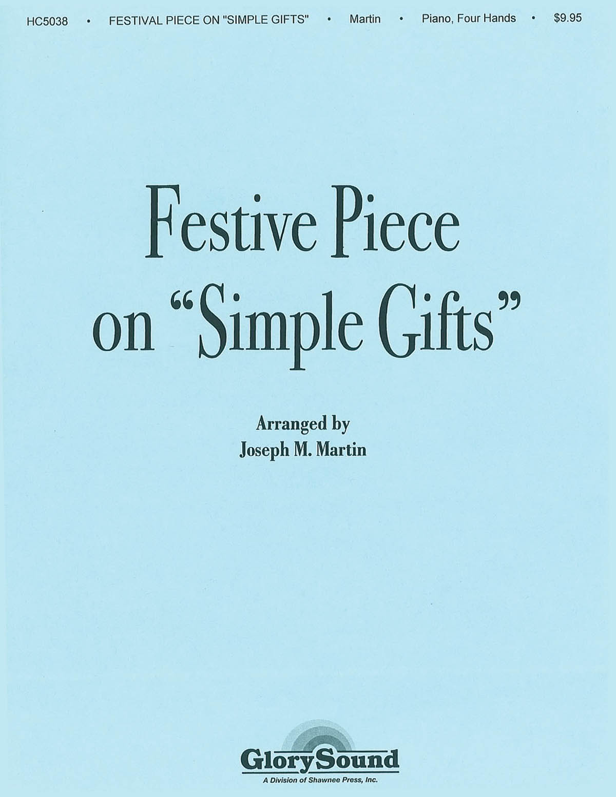 Festive Piece on 'Simple Gifts' Piano Duet: Piano Duet: Instrumental Album