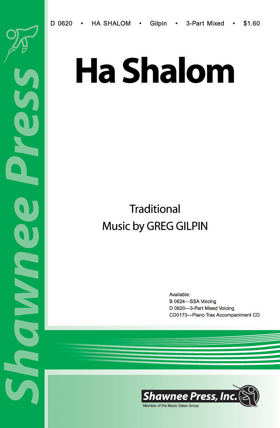Greg Gilpin: Ha Shalom: 3-Part Choir: Vocal Score