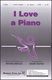 Irving Berlin: I Love a Piano: SATB: Vocal Score