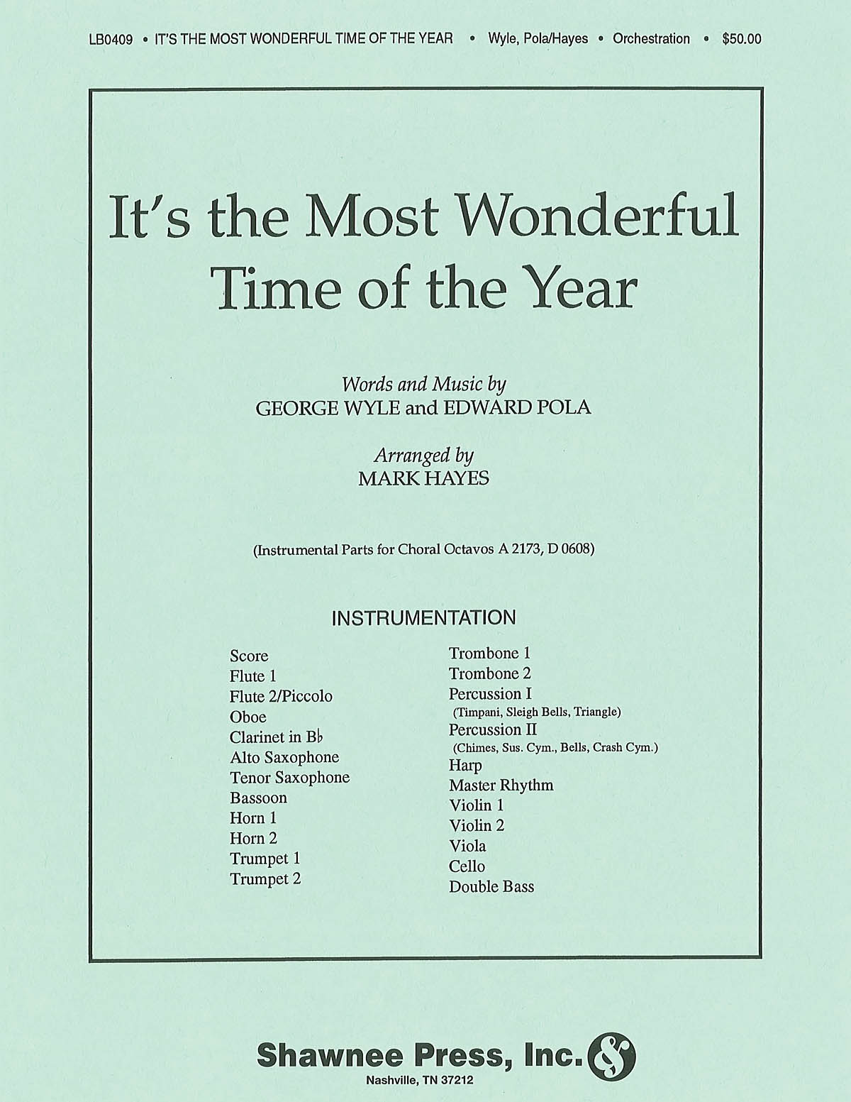Eddie Pola George Wyle: It's the Most Wonderful Time of the Year: Orchestra: