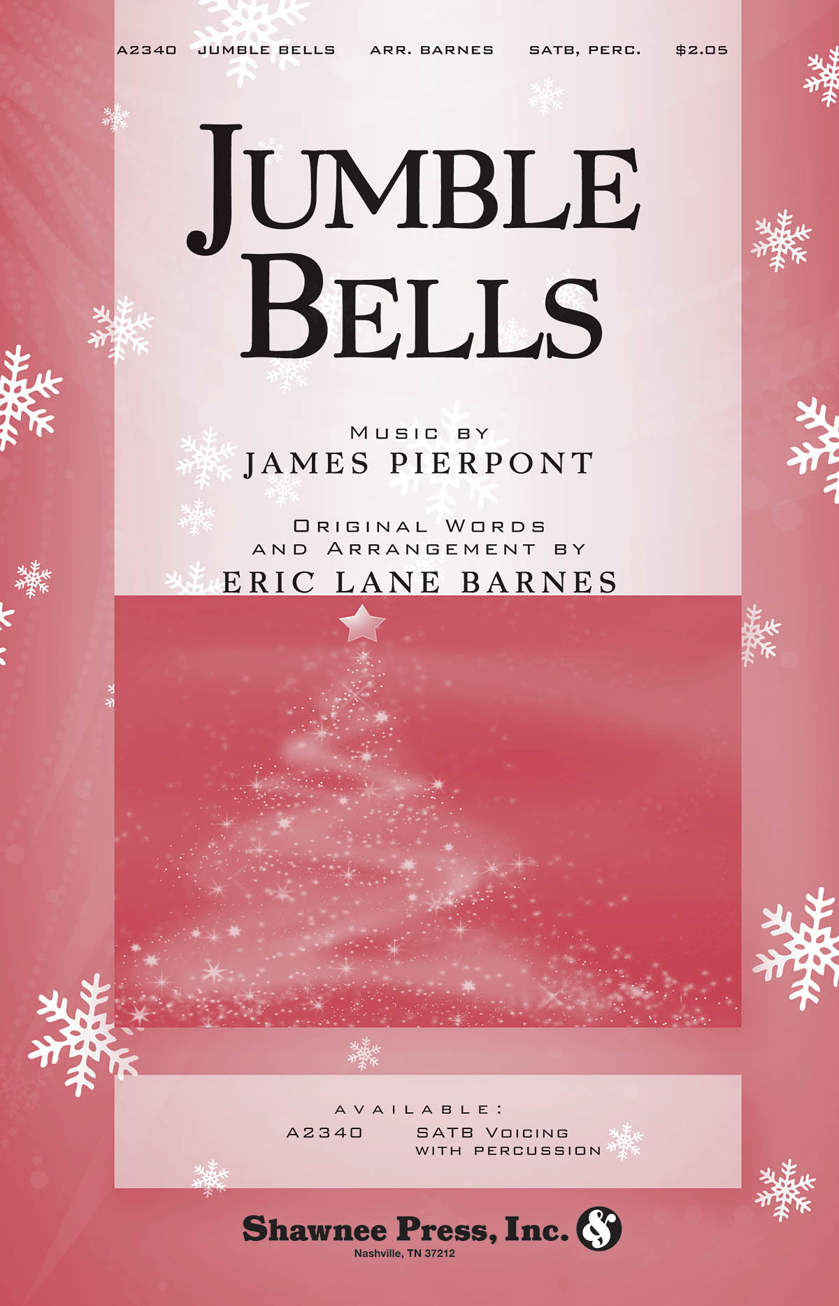 James Pierpont: Jumble Bells: SATB: Vocal Score