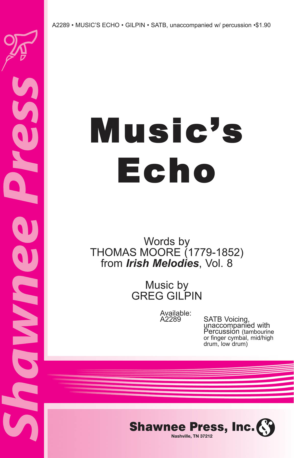 Greg Gilpin: Music's Echo: SATB: Vocal Score
