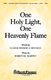 Joseph M. Martin: One Holy Light  One Heavenly Flame: SATB: Vocal Score