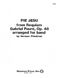 Gabriel Faur: Pie Jesu: Concert Band: Score & Parts