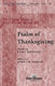 Joseph M. Martin: Psalm of Thanksgiving: SATB: Vocal Score