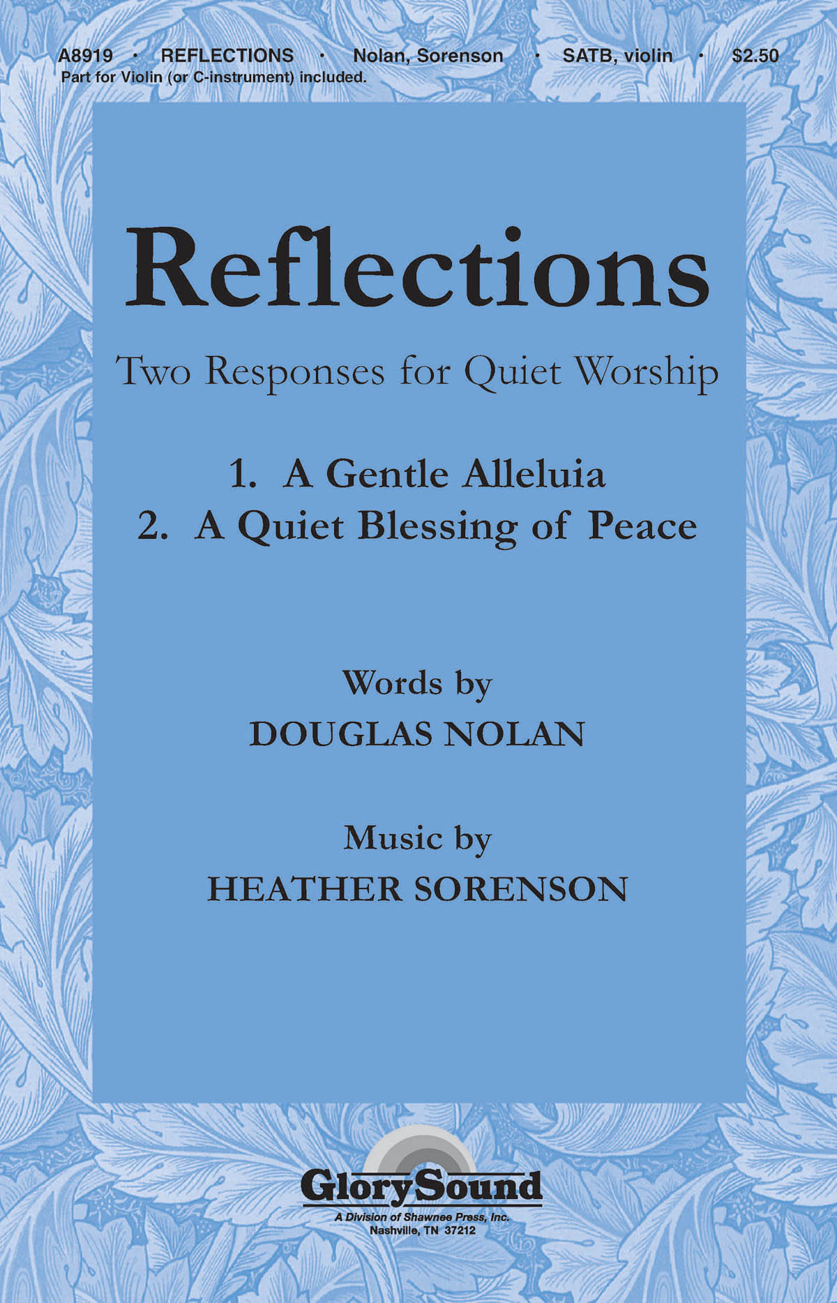 Heather Sorenson: Reflections: SATB: Vocal Score