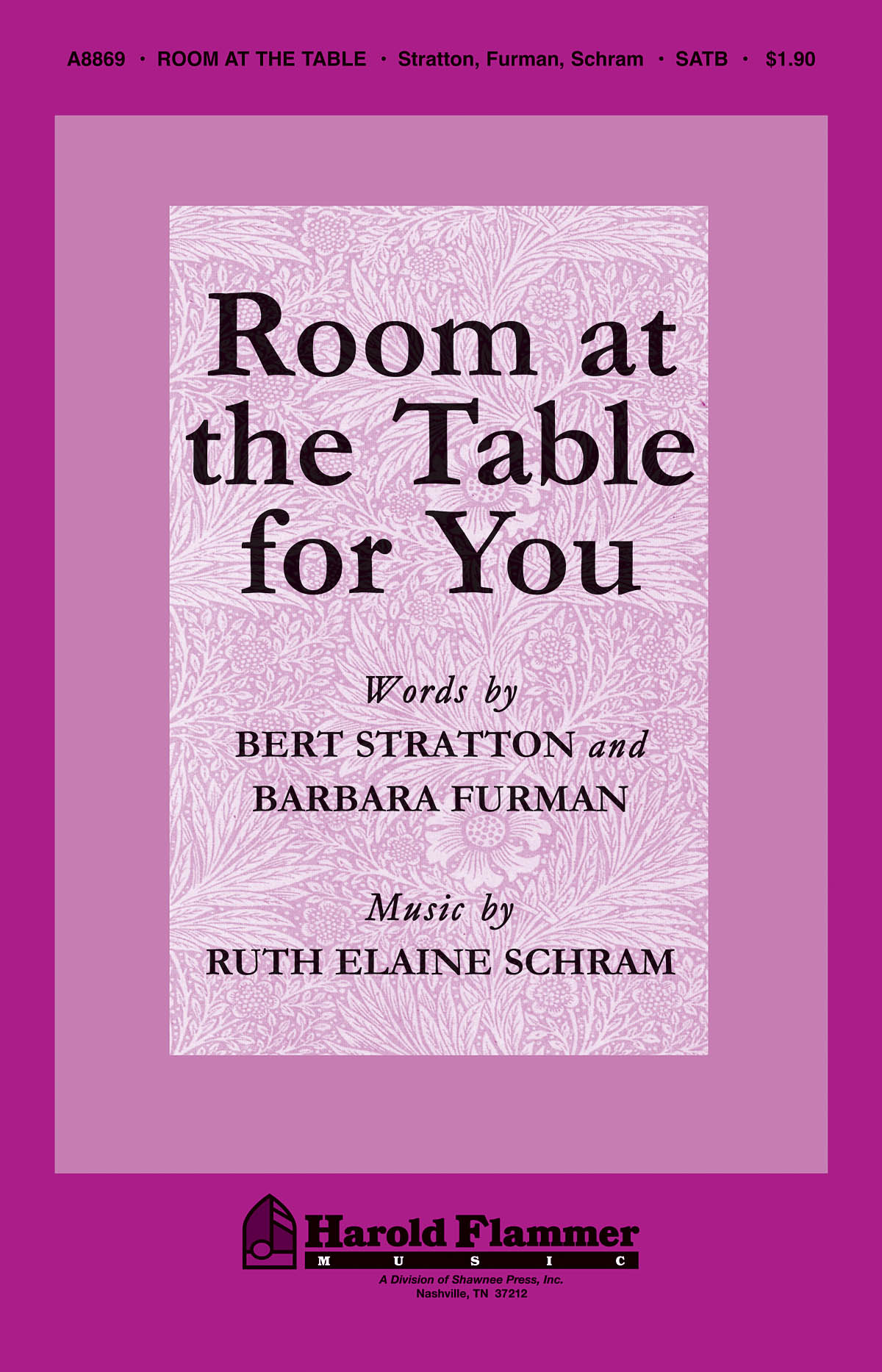 Room at the Table for You: SATB: Vocal Score