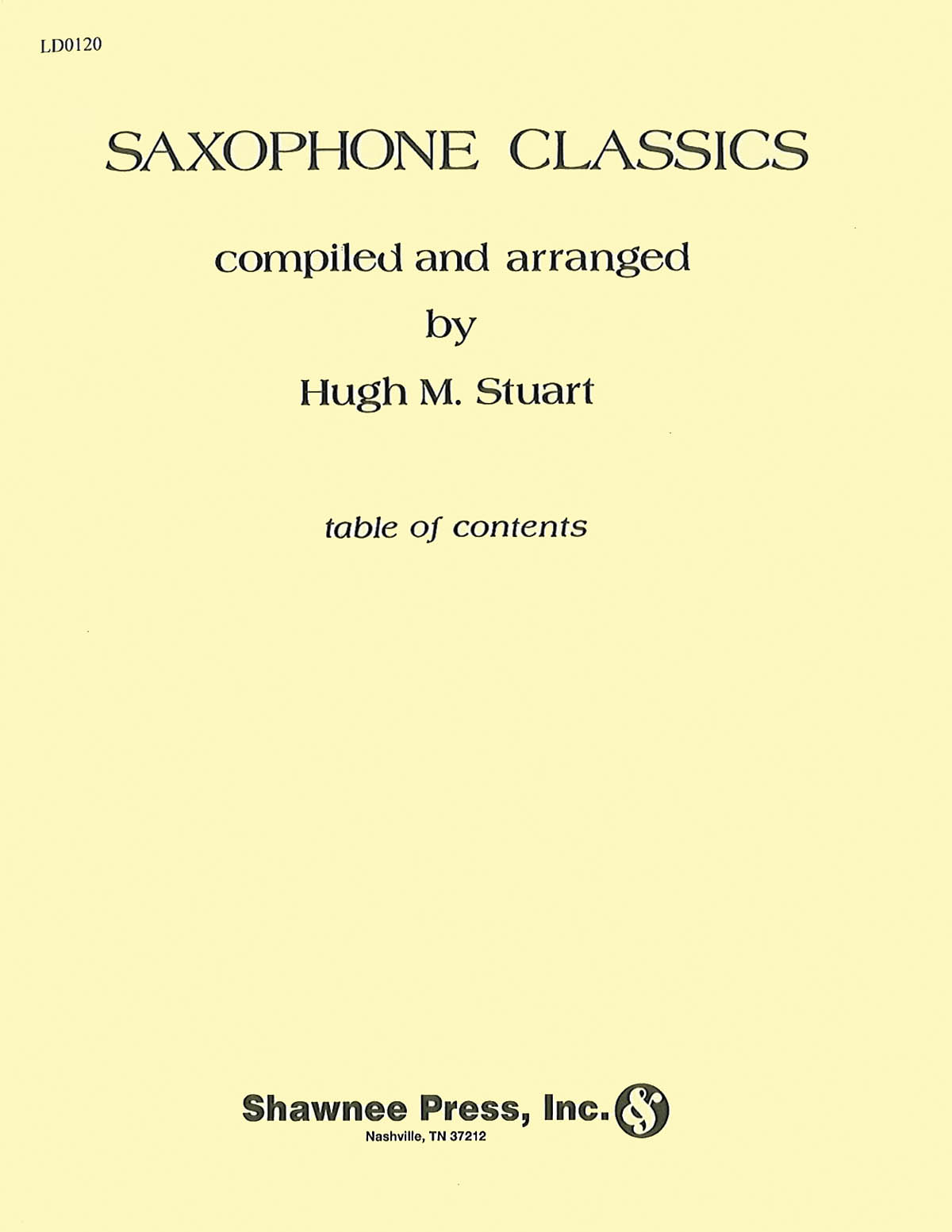 Saxophone Classics: Saxophone: Instrumental Album