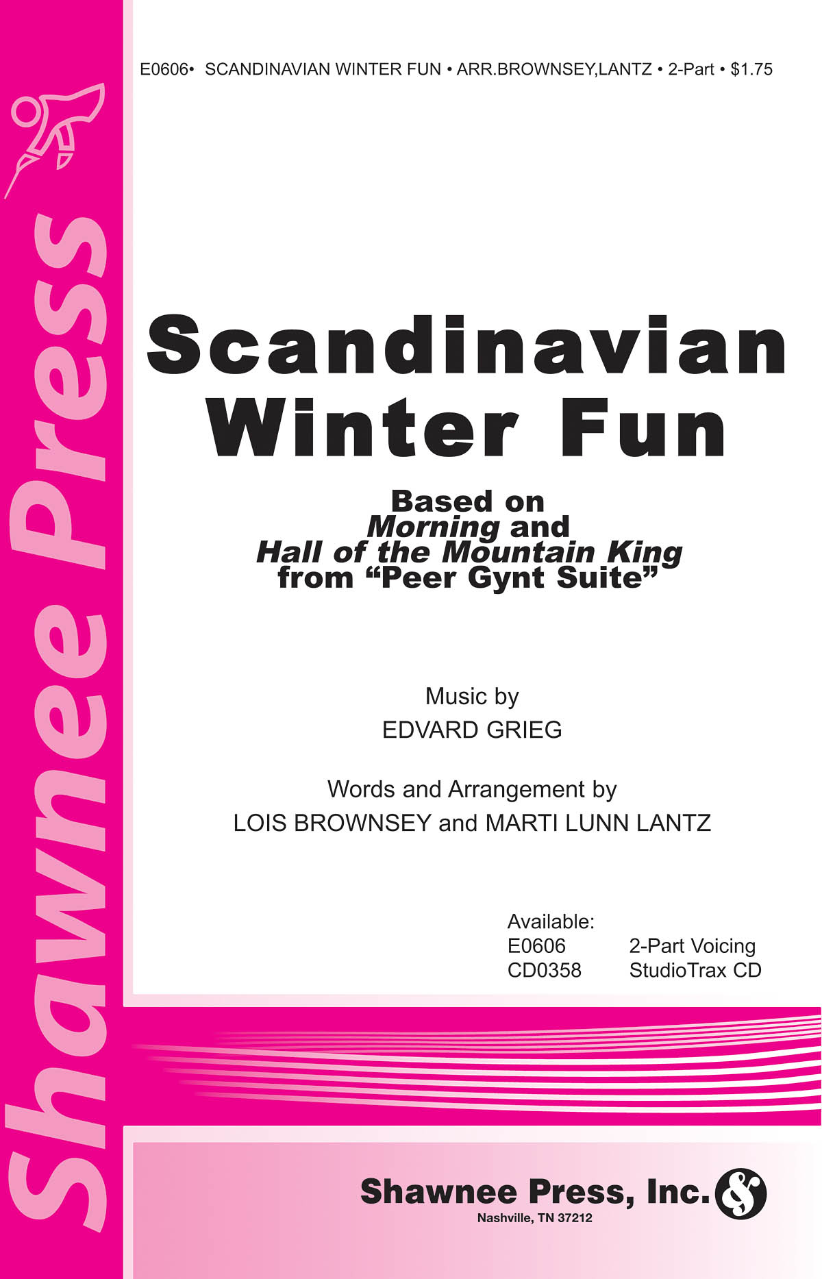 Edvard Grieg: Scandinavian Winter Fun: 2-Part Choir: Vocal Score