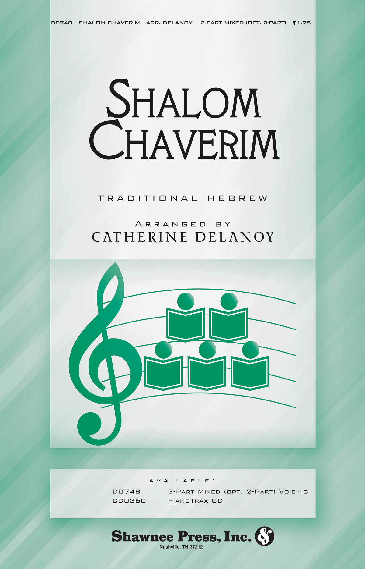 Shalom Chaverim: 3-Part Choir: Vocal Score