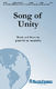 Joseph M. Martin: Song of Unity: SATB: Vocal Score