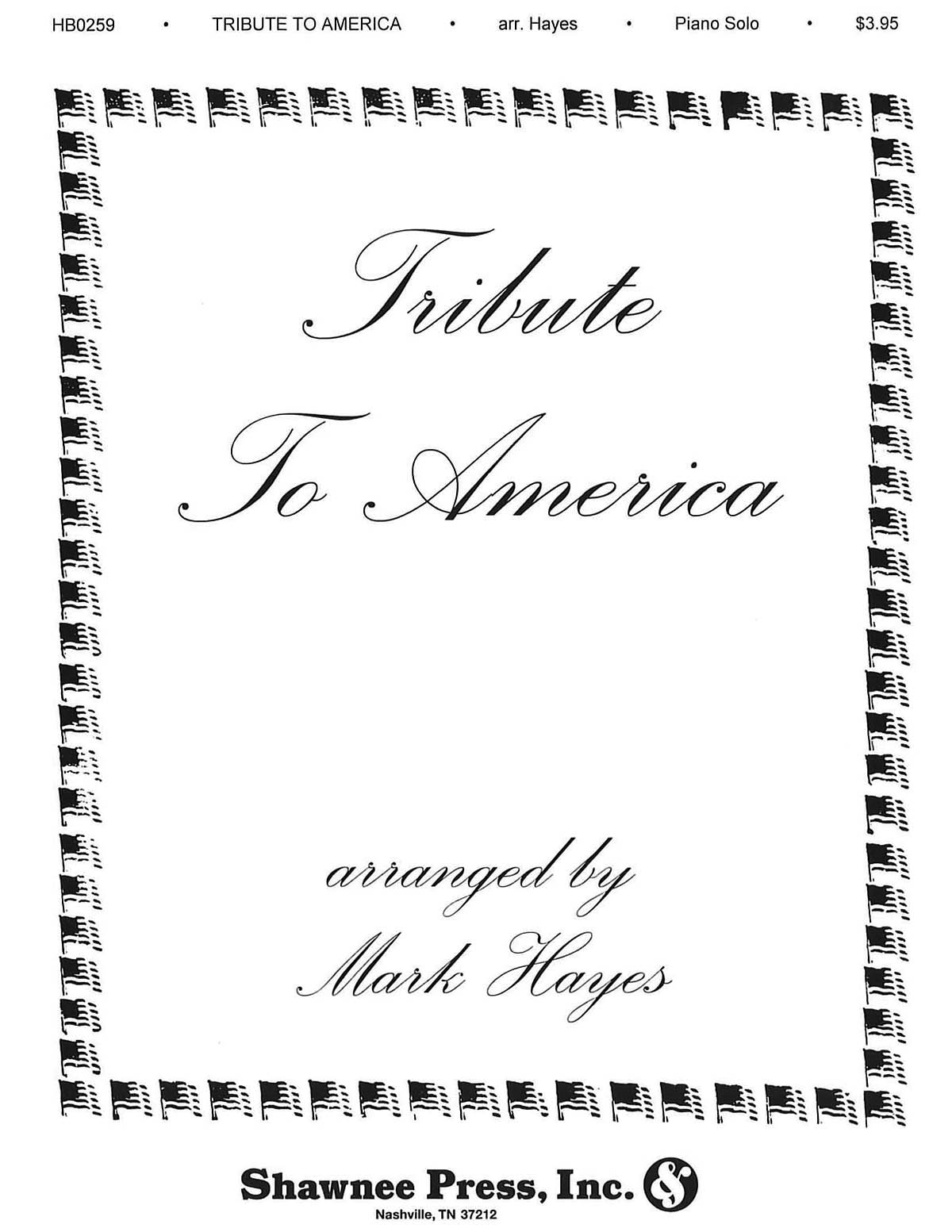 Tribute to America Piano Solo: Piano: Instrumental Work