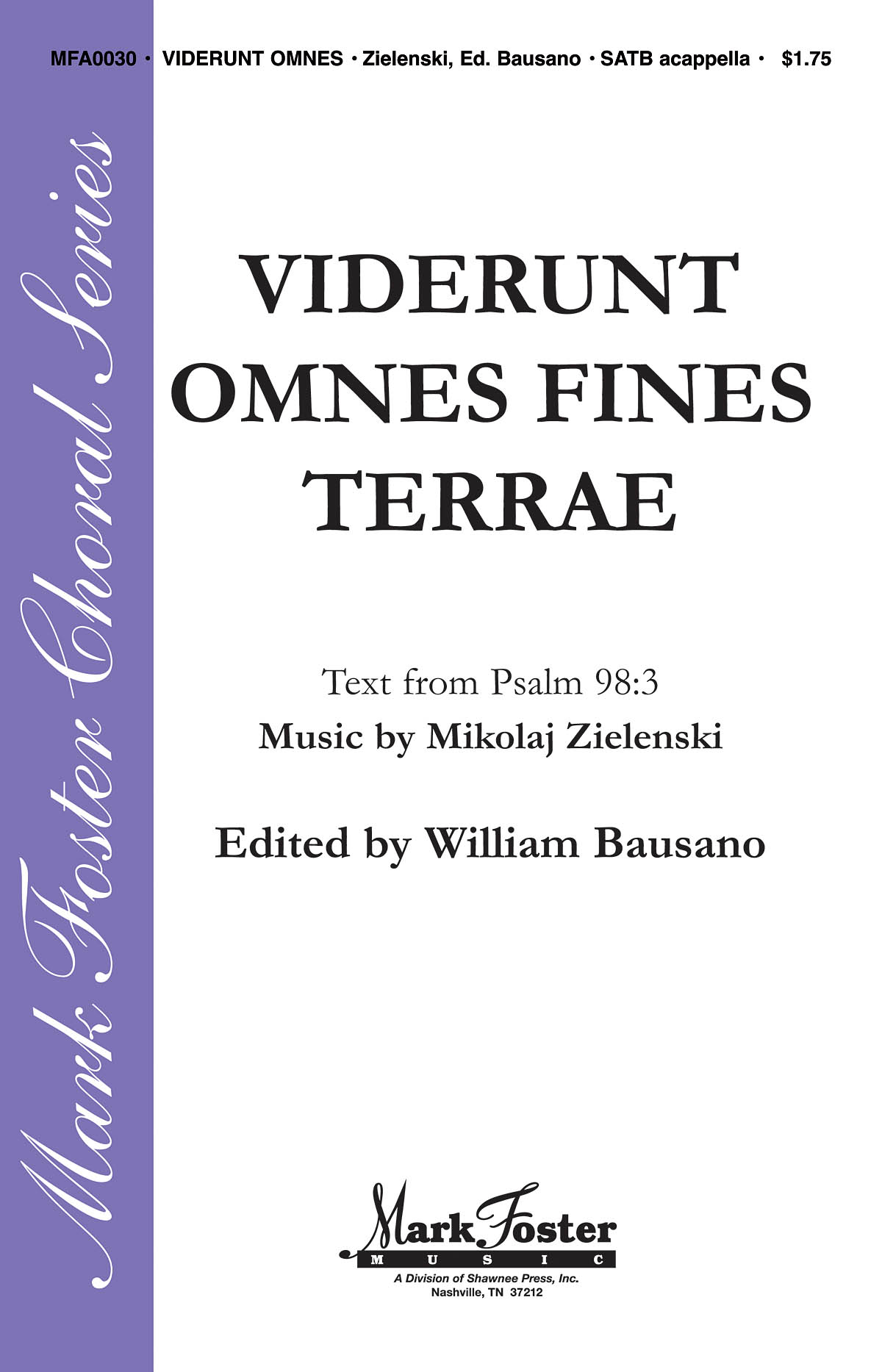 Mikolaj Zielenski: Viderunt Omnes Fine Terrae: SATB: Vocal Score