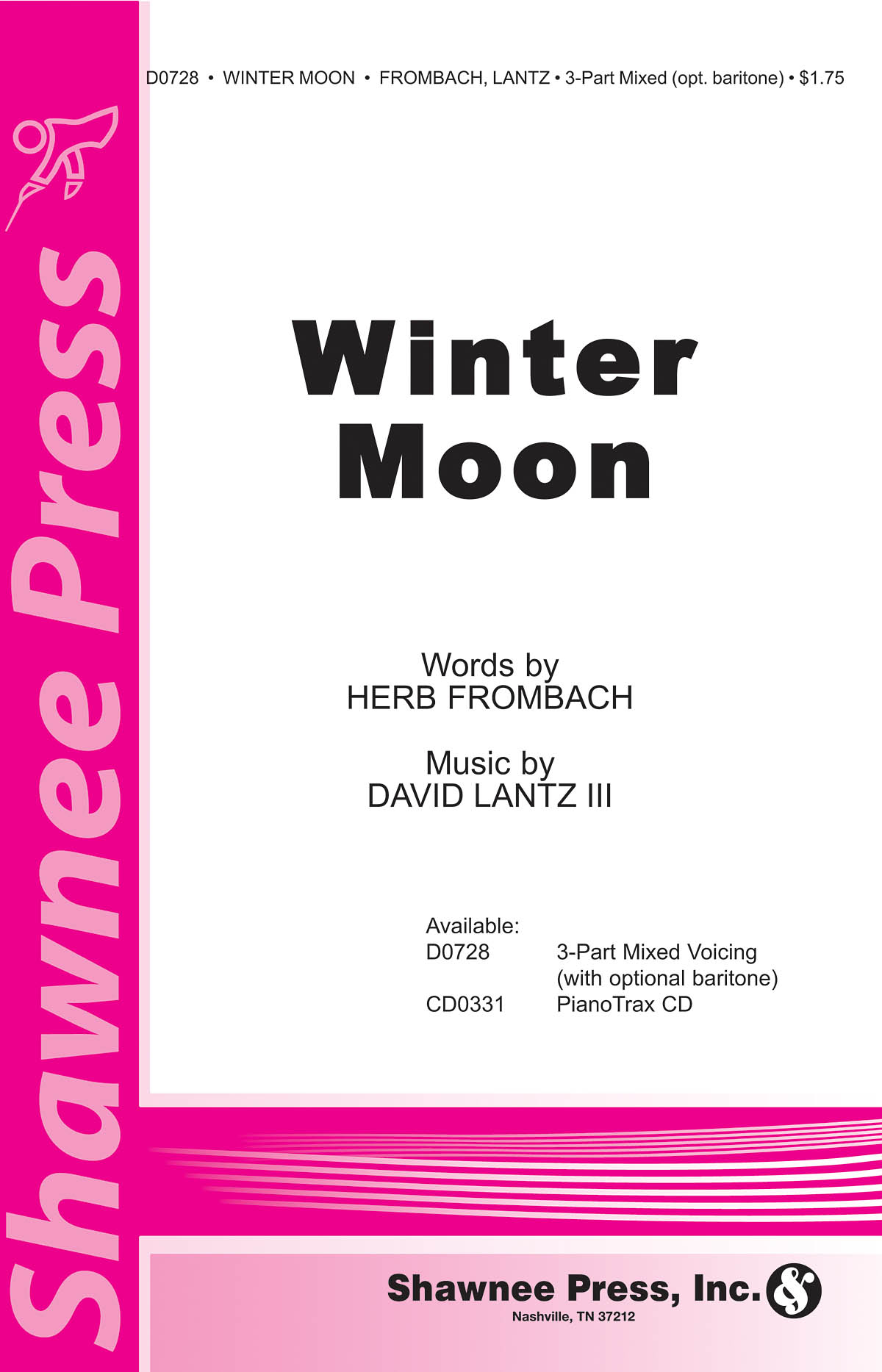 David Lantz III Herb Frombach: Winter Moon: 3-Part Choir: Vocal Score