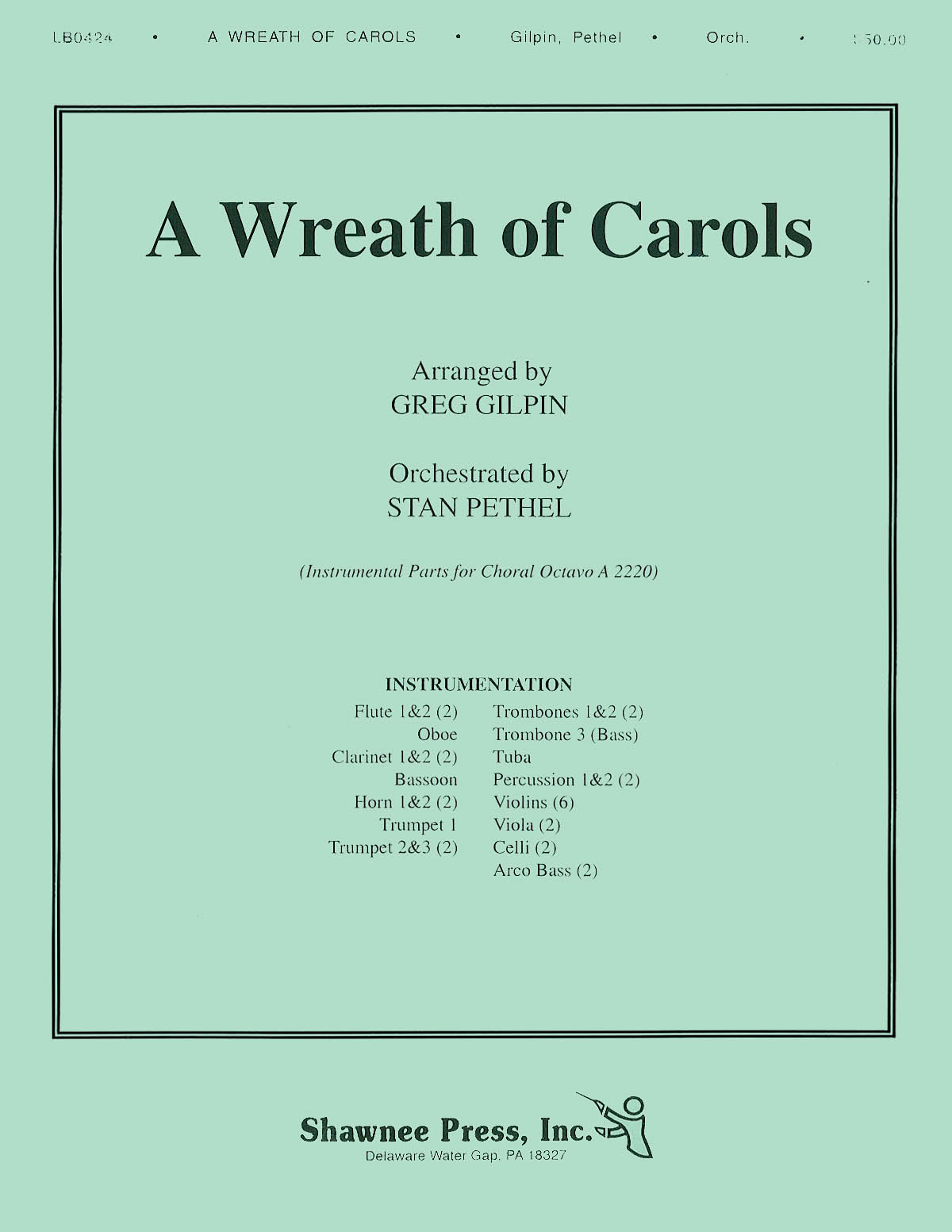 A Wreath of Carols: Orchestra: Parts