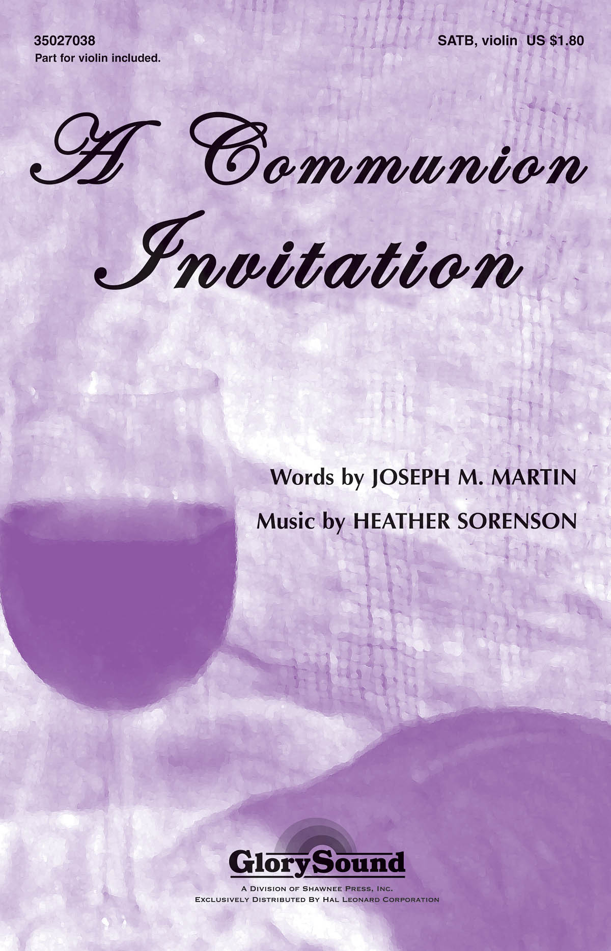 Heather Sorenson: A Communion Invitation: SATB: Vocal Score