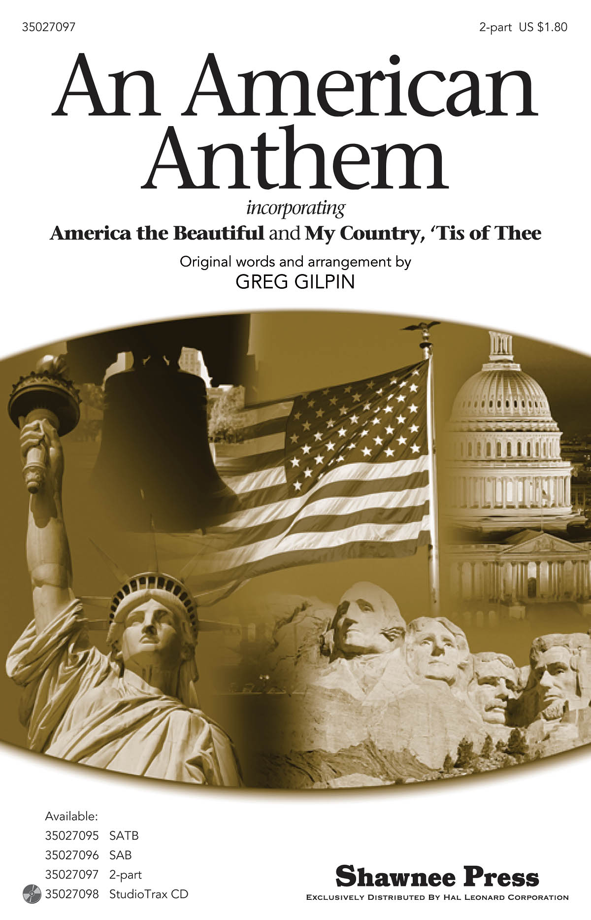 An American Anthem: 2-Part Choir: Vocal Score